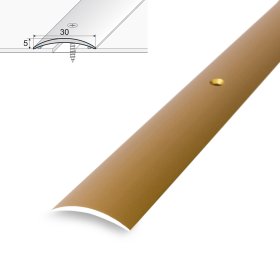 Aliumininė grindų juostelė HESORA H 02 D1, 3 x 90 cm, mat.aukso spalvos, kilmės šalis ES