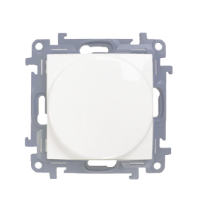 Šviesos reguliatorius KONTAKT SIMON 10, baltos sp., dimeris, CS9LA.01/11