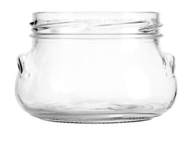 Užsukamas stiklainis, 300 ml, skersmuo 82 mm