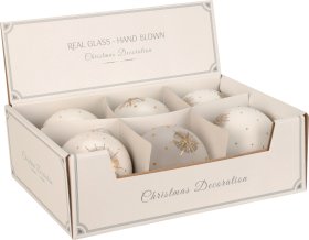 Eglutės žaisliukas Žvaigždė, 4 skirtingi dizainai, 80 mm