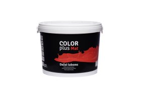 Vandeniniai vidaus dažai COLOR PLIUS Mat, 2,7 l, balti, visiškai matiniai, luboms