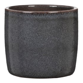 Kambarinis keraminis vazonas SCHEURICH Mystic Grey (900/21), grafito sp., vazono skersmuo 21 cm.