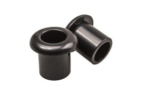 Kabelio sieninė mova retro ELECTRALINE, 17x25 mm, juodos sp., 2 vnt.