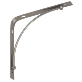 Lentynos laikiklis VELANO, BOW 200 SRMT 200x200 mm, sidabro spalvos, DMX 5656