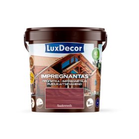 Impregnantas medienai LUXDECOR, (08) raudonmedis, laukui ir vidui, 1 l