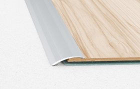 Aliumininė grindų juostelė HESORA H 08 D2, 4 x 270 cm,  mat.sidabro spalvos, kilmės šalis ES