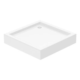 Dušo padėklas HARMONY Ethereal HAR-0147, 90 x 90 x 16 cm, akrilinis, kvadratinis, baltas
