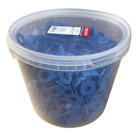 Plytelių inkarai EDELMAX, 2 mm, išlyginimo sistemai, plytelėms 7-15 mm, 400 vnt.