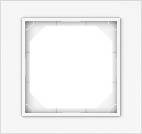 Rėmelis VILMA Qr1000 R01, 1 vietos, baltos sp.