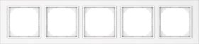 Rėmelis VILMA Qr1000 R05, 5 vietų, baltos sp.