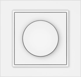 Šviesos reguliatorius VILMA Qr1000 Armp Led 1-100, LED, įleidžiamas, baltos sp.