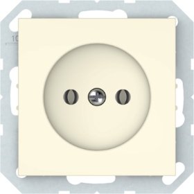 Kištukinis lizdas VILMA Qr1000 Rp16-001-02, 1 vietos, įleidžiamas, be įž., dramblio kaulo sp.