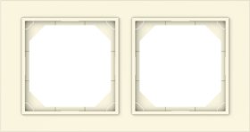 Rėmelis VILMA Qr1000 R02, 2 vietų, dramblio kaulo sp.