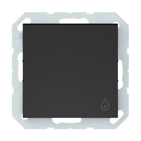 Skambučio jungiklis VILMA Qr1000 P110-012-04, įleidžiamas, IP44, matinės juodos sp.