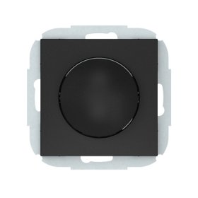 Šviesos reguliatorius VILMA Qr1000 Armp Led 1-100, LED, įleidžiamas, matinės juodos sp.