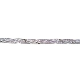 Instaliacinis kabelis ELECTRALINE, tekstilinis, 3*0,75, baltos spalvos, 31200