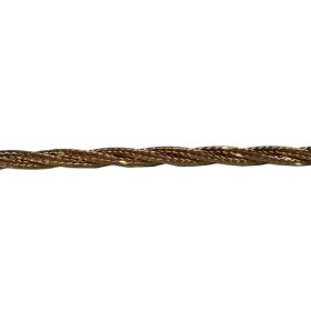 Instaliacinis kabelis ELECTRALINE, tekstilinis, 3*0,75, aukso spalvos, 31202