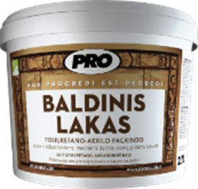 Baldinis lakas PRO, 2,5 l, pusiau matinis