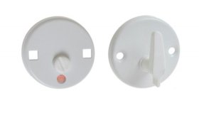 Durų apyraktė WISBERG WC BL, skirta D - 1 ir LAŠAS D - 12 rankenoms, baltos spalvos