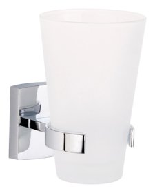 Dantų šepetėlių indas TESA Klaam, priklijuojamas, su laikikliu, 40270