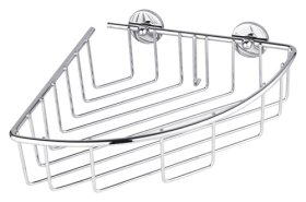Lentyna TESA Baath, 21,4 x 23,2 x 6,9 cm, priklijuojama, kampinė, viena lentynėlė, 40216