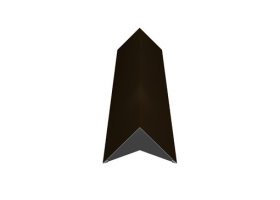 Kraigas, Matmenys 140 x 140 x 2000 mm, rudos spalvos, RR32/RAL8019