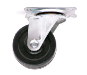 Ratukas su plokštele AMIG NP, 50 mm, juodas