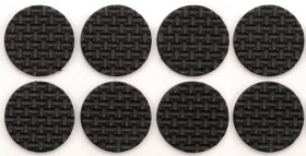 Padukas VOREL, Y x 74887, D - 38 mm, 8 vnt. neslystantis, juodos spalvos