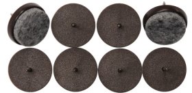 Padukas VOREL, Y x 74923, D - 28 mm, 8 vnt. įkalamas, pilkas veltinis