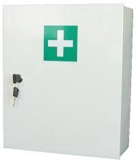 Medicininė dėžutė V-01, baltos spalvos