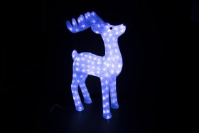 Šviečianti dekoracija - elnias SUNLUX D120L-AC-024, 200 LED, 70 cm, IP44, tinka naudoti lauke