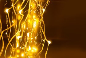 Šviečianti girlianda - tinklas SUNLUX 9C 300, SS3, 300 LED, 3 x 2 m, šiltai balta sp., IP44, tinka naudoti lauke