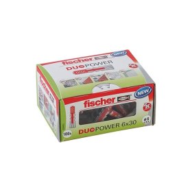 Dvikomponenčiai kaiščiai FISCHER Duopower, 6 x 30 mm, 100 vnt.