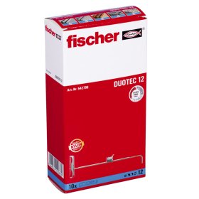 Distanciniai kaiščiai gipso kartonui FISCHER Duotec 12S, 10 vnt.