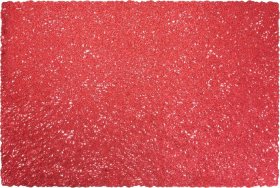 Stalo padėkliukas, stačiakampis, raudonos sp., 45 x 30 cm