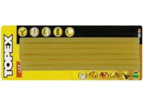 Klijų lazdelės TOPEX 42E171, geltonos, 12 vnt, 300 g