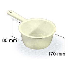 Plastikinis kaušas, 1 l