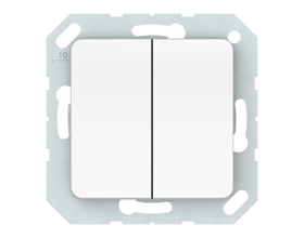 Jungiklis VILMA SL 250, 2 klavišų, įleidžiamas, baltos spalvos, P510-020-02