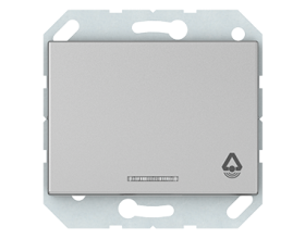 Skambučio jungiklis VILMA XP500, P110-010-12, įleidžiamas, su pašvietimu, metalo spalvos