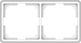 Rėmelis VILMA ST 150, 2 vietų, baltos spalvos, 732 121 006