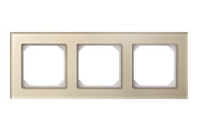 Rėmelis LIREGUS Epsilon, 3 vietų, matinės šampano sp., K14-245-03.E/ChG 
