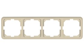 Rėmelis VILMA LX 200, 4 vietų, dramblio kaulo spalvos, 732 121 019