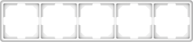 Rėmelis VILMA ST 150, 5 vietų, baltos spalvos, 732 121 034