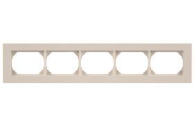 Rėmelis VILMA XP500, 5 vietų, baltos spalvos, R05