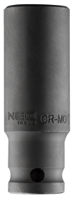 Smūginė galvutė NEO, 1/2"", ilga, 19 mm, Cr-Mo