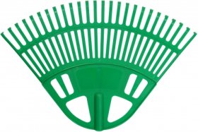 Plastikinis vėduoklinis grėblys TR12E, be koto