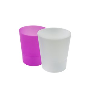 Plastikinis vazonas orchidėjoms Novelly home, baltos sp., 12,5 cm., DOS 12, 33