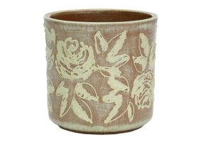 Keramikinis vazonas, VAM-4, aukštis 19 cm., skersmuo 19 cm.