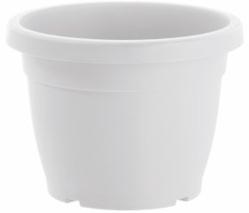 Plastikinis kambarinis vazonas CAMPANA, 40x29,5cm., baltas