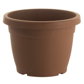 Plastikinis kambarinis vazonas CAMPANA, 40 x 29,5 cm., rudas